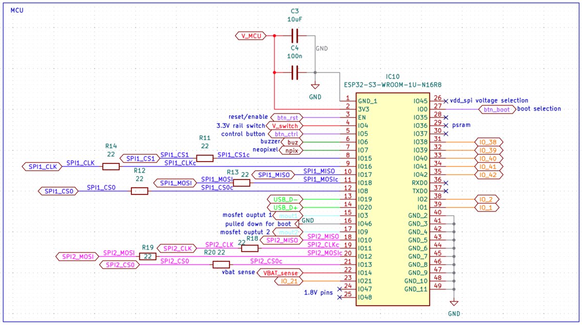 MCU schematic